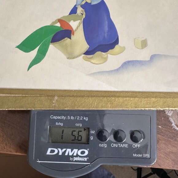 Vintage Josette Boland Framed Prints Dutch Children Chores Bird in Tree MCM - Picture 11 of 11